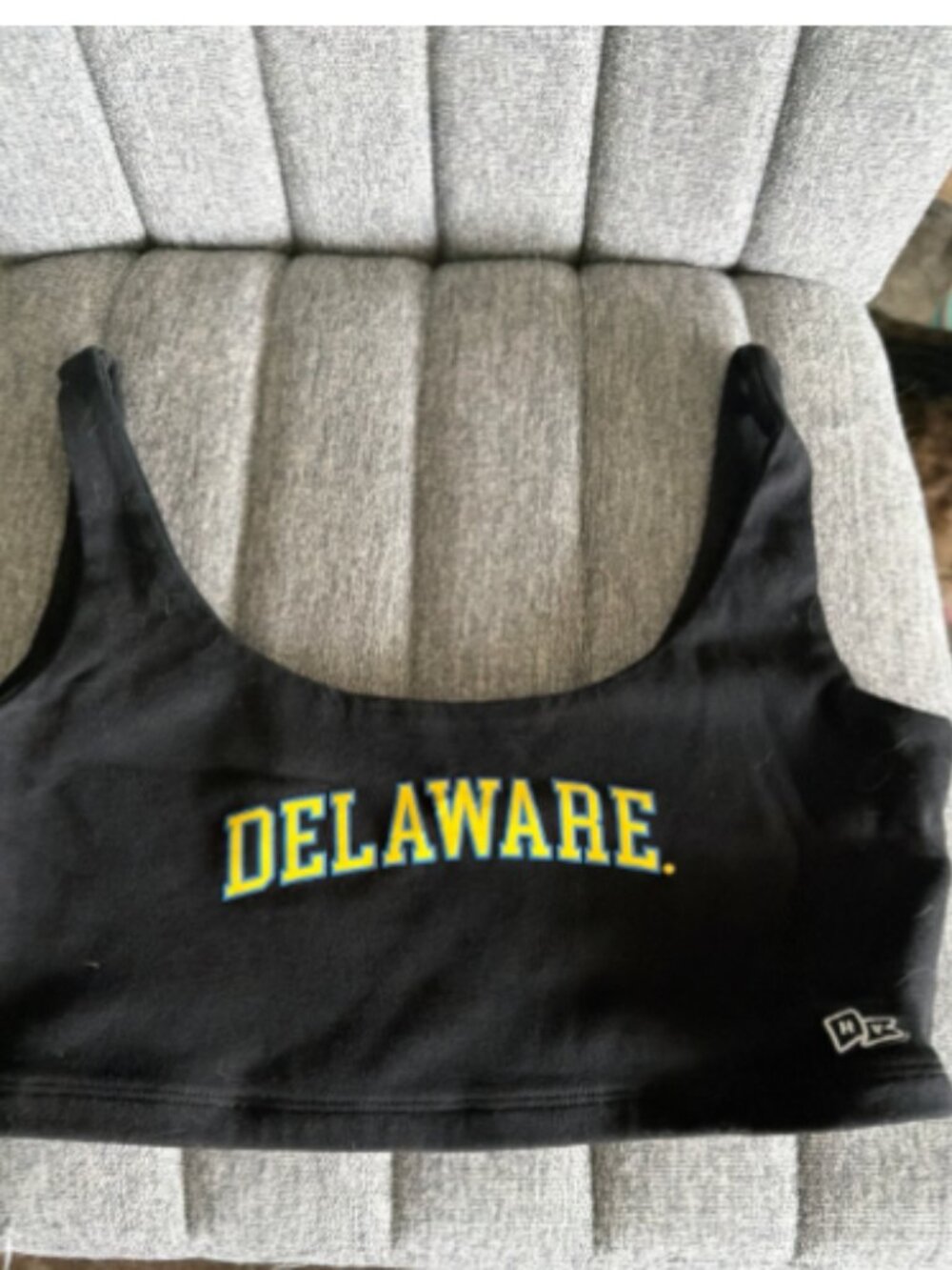 HYPE & VICE black University of Delaware Sport bra tank, M